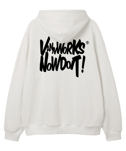 NOW DOIT oversized over‑size cord parka VLS0108 — парка, белая