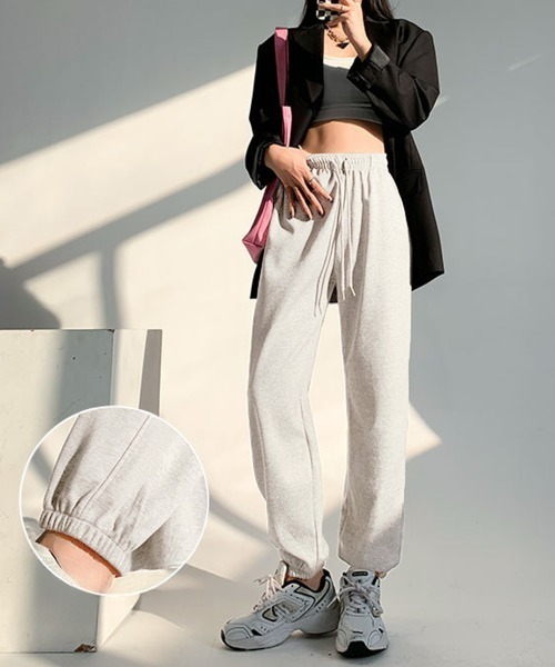 Miniministore(ミニミニストア)の「裏ボア スウェットパンツ あったかパンツ(スラックス・レディース・グレー/チャコールグレー/ブラック/ライトグレー・FREE)」の7枚目の写真