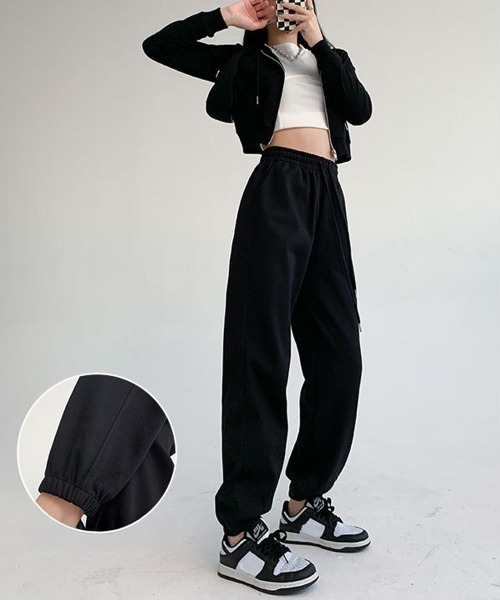 Miniministore(ミニミニストア)の「裏ボア スウェットパンツ あったかパンツ(スラックス・レディース・グレー/チャコールグレー/ブラック/ライトグレー・FREE)」の13枚目の写真