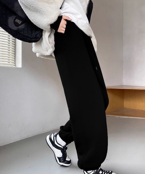 Miniministore(ミニミニストア)の「裏ボア スウェットパンツ あったかパンツ(スラックス・レディース・グレー/チャコールグレー/ブラック/ライトグレー・FREE)」の16枚目の写真