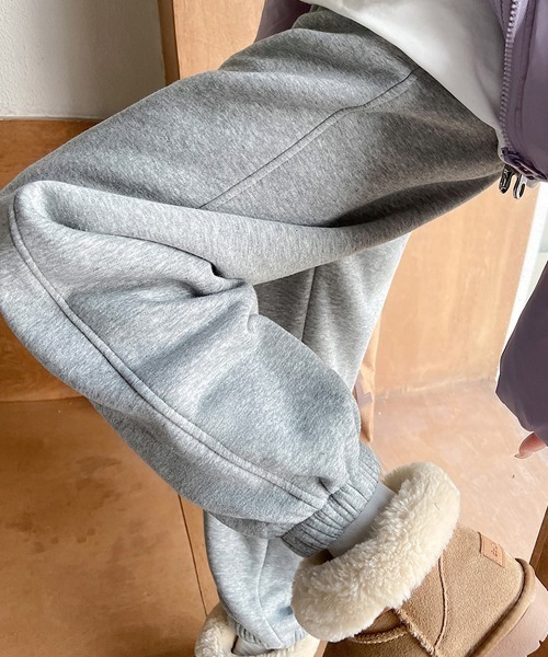 Miniministore(ミニミニストア)の「裏ボア スウェットパンツ あったかパンツ(スラックス・レディース・グレー/チャコールグレー/ブラック/ライトグレー・FREE)」の19枚目の写真