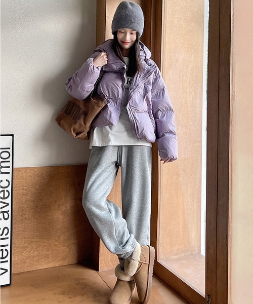 Miniministore(ミニミニストア)の「裏ボア スウェットパンツ あったかパンツ(スラックス・レディース・グレー/チャコールグレー/ブラック/ライトグレー・FREE)」の21枚目の写真