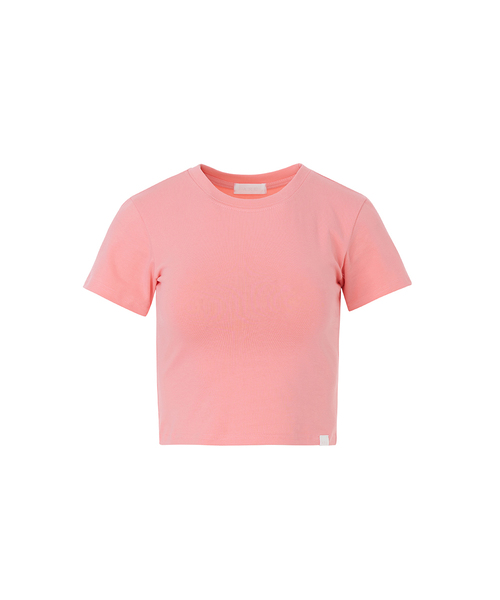 A.R.U(エイアールユー)の「CROP BAGGY TEE(Tシャツ/カットソー・レディース・ホワイト/アッシュグレー/ブラック/ネイビー/イエロー/ライトグリーン/ライトパープル/サーモンピンク・SMALL/MEDIUM)」の8枚目の写真