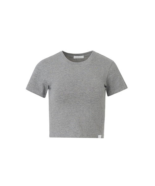 A.R.U(エイアールユー)の「CROP BAGGY TEE(Tシャツ/カットソー・レディース・ホワイト/アッシュグレー/ブラック/ネイビー/イエロー/ライトグリーン/ライトパープル/サーモンピンク・SMALL/MEDIUM)」の3枚目の写真
