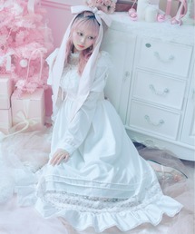 Fiorforte | lace ribbon vintage dress(ワンピース)