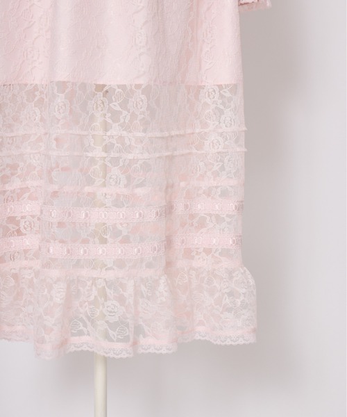 Fiorforte（フィオルフォルテ）の「lace ribbon vintage dress（ワンピース・レディース・ホワイト/ピンク/ホワイト系その他・FREE）」の22枚目の写真