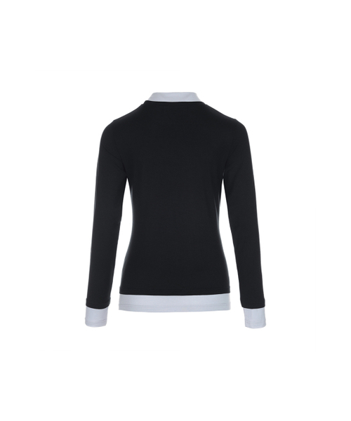 BERMUDAGRASS(バミューダグラス)の「モーダルレイヤードTシャツ_BLACK(Tシャツ/カットソー・レディース・その他・SMALL/MEDIUM)」の3枚目の写真