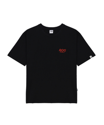AOG PROJECT（エイオージープロジェクト）の「Miracle Ryan Embroidered Logo T-Shirt (Black)（Tシャツ/カットソー）」