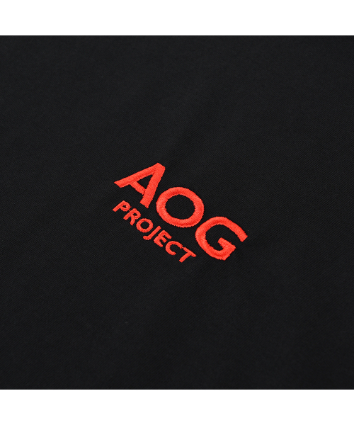 AOG PROJECT(エイオージープロジェクト)の「ミラクルライオンエンボディロゴTシャツ(ブラック)(Tシャツ/カットソー・メンズ・ブラック・MEDIUM/LARGE)」の4枚目の写真