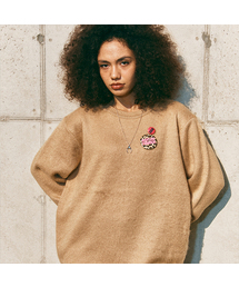 HIGHTIDEFRANKIE | Frankie 3 Pins Round Knit Beige(ニット/セーター)