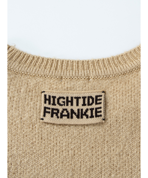 HIGHTIDEFRANKIE(ハイタイドフランキー)の「Frankie 3 Pins Round Knit Beige(ニット/セーター・メンズ・Beige・FREE)」の4枚目の写真