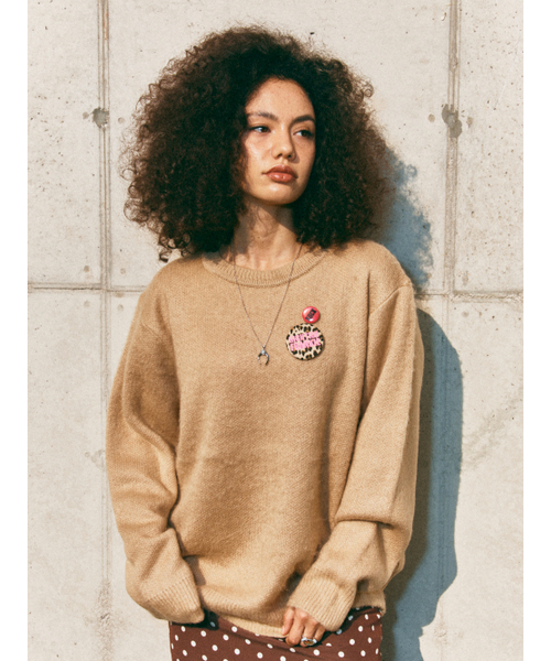 HIGHTIDEFRANKIE(ハイタイドフランキー)の「Frankie 3 Pins Round Knit Beige(ニット/セーター・メンズ・Beige・FREE)」の5枚目の写真