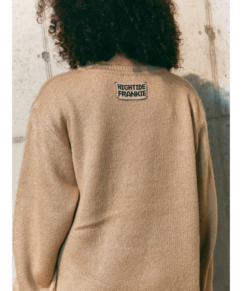 HIGHTIDEFRANKIE(ハイタイドフランキー)の「Frankie 3 Pins Round Knit Beige(ニット/セーター・メンズ・Beige・FREE)」の8枚目の写真