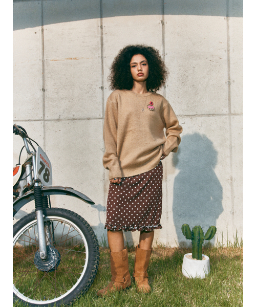 HIGHTIDEFRANKIE(ハイタイドフランキー)の「Frankie 3 Pins Round Knit Beige(ニット/セーター・メンズ・Beige・FREE)」の9枚目の写真