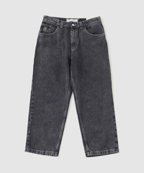 Polar Skate Co.(ポーラースケートカンパニー)の「POLAR SKATE CO. / ポーラースケートカンパニー '93! Pants(デニムパンツ・メンズ・ブラック・34/32)」の1枚目の写真