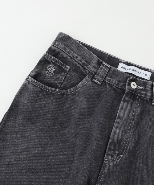 Polar Skate Co.(ポーラースケートカンパニー)の「POLAR SKATE CO. / ポーラースケートカンパニー '93! Pants(デニムパンツ・メンズ・ブラック・34/32)」の3枚目の写真