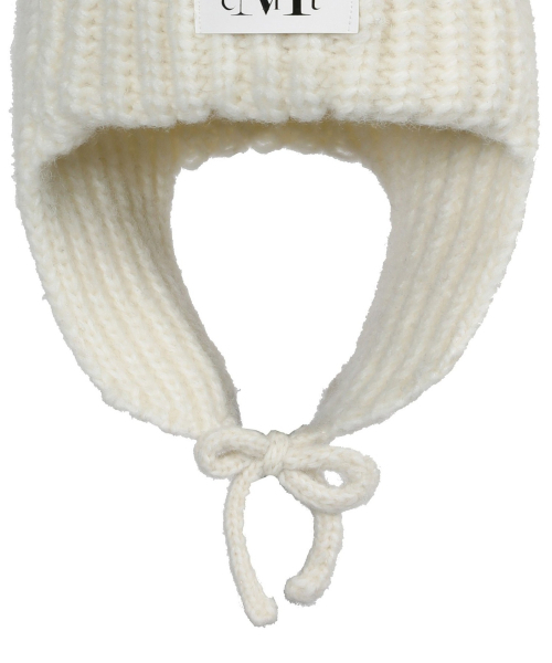 MUCENT(ムセント)の「マノンニットトゥルーパーハット 男女共用 (3カラー)(ハット・レディース・グレー/ブラック/アイボリー・FREE)」の7枚目の写真