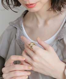PHILIPPE AUDIBERT（フィリップ オーディベール）の「【PHILIPPE AUDIBERT】Paige ring brass gold（リング）」