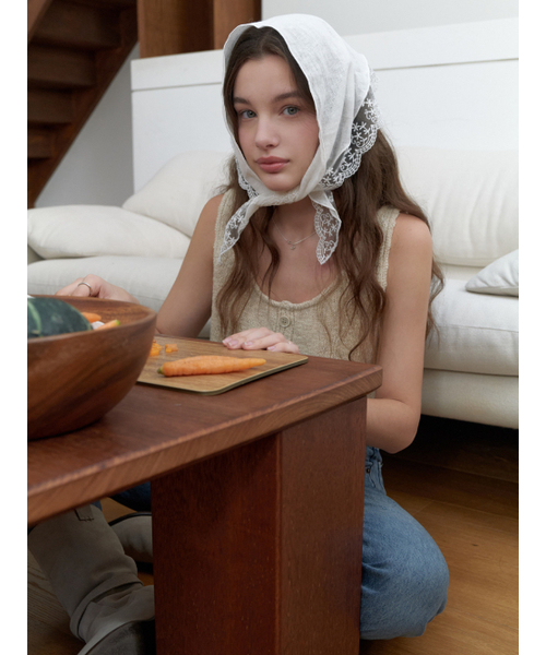 RE_L（リエル）の「Jam knit sleeveless (oat beige)（ニット/セーター・レディース・その他・FREE）」の3枚目の写真