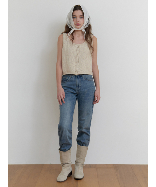 RE_L（リエル）の「Jam knit sleeveless (oat beige)（ニット/セーター・レディース・その他・FREE）」の4枚目の写真