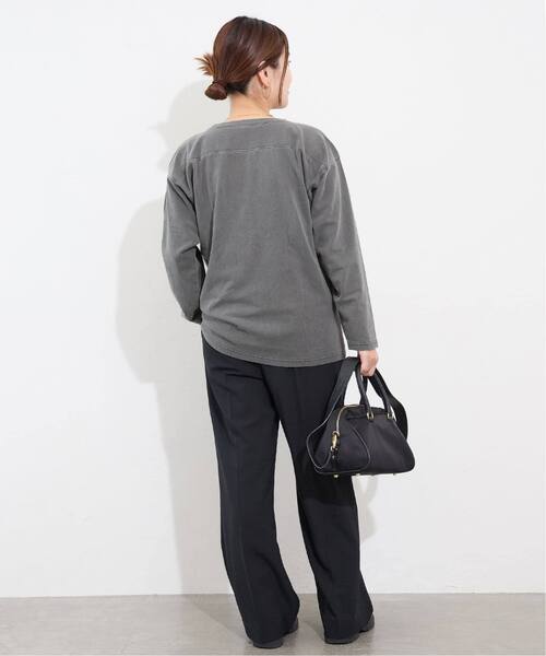 JOURNAL STANDARD(ジャーナルスタンダード)の「MICKEY / FOOTBALL T(Tシャツ/カットソー・レディース・ブラック系その他/グレー/ホワイト・FREE)」の7枚目の写真