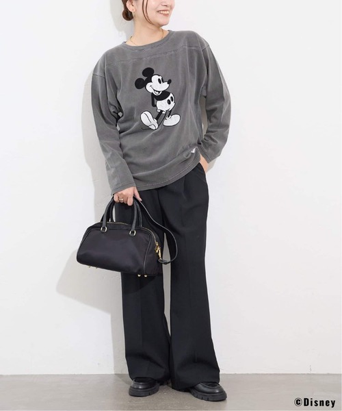 JOURNAL STANDARD(ジャーナルスタンダード)の「MICKEY / FOOTBALL T(Tシャツ/カットソー・レディース・ブラック系その他/グレー/ホワイト・FREE)」の8枚目の写真