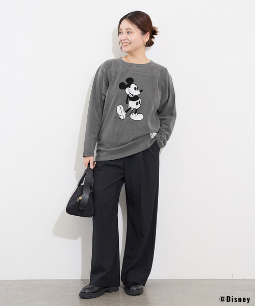 JOURNAL STANDARD(ジャーナルスタンダード)の「MICKEY / FOOTBALL T(Tシャツ/カットソー・レディース・ブラック系その他/グレー/ホワイト・FREE)」の16枚目の写真