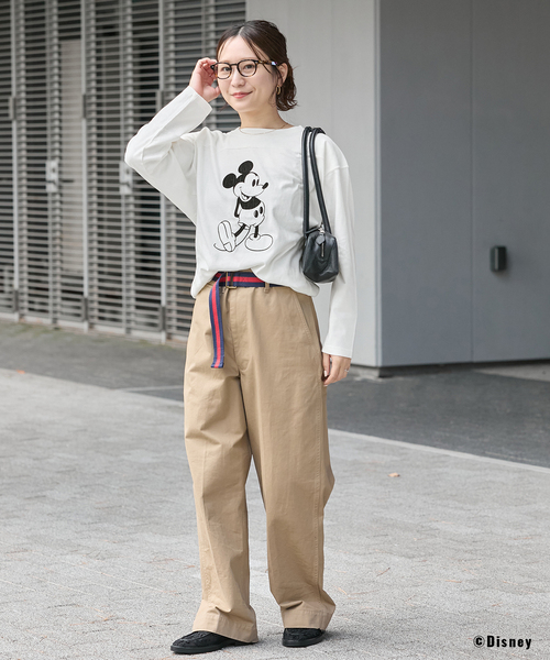 JOURNAL STANDARD(ジャーナルスタンダード)の「MICKEY / FOOTBALL T(Tシャツ/カットソー・レディース・ブラック系その他/グレー/ホワイト・FREE)」の17枚目の写真