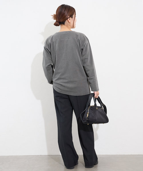 JOURNAL STANDARD(ジャーナルスタンダード)の「MICKEY / FOOTBALL T(Tシャツ/カットソー・レディース・ブラック系その他/グレー/ホワイト・FREE)」の18枚目の写真