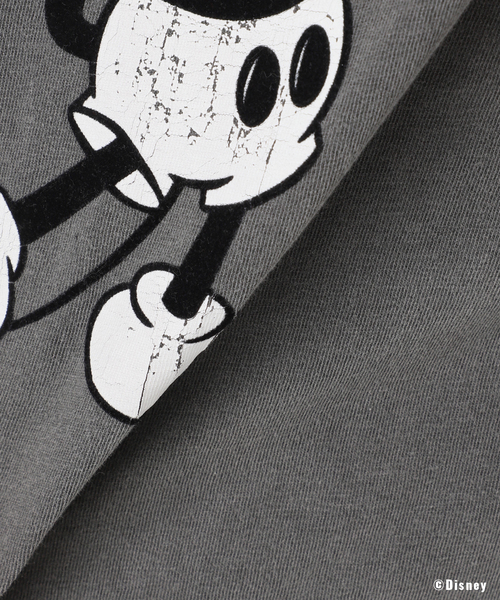 JOURNAL STANDARD(ジャーナルスタンダード)の「MICKEY / FOOTBALL T(Tシャツ/カットソー・レディース・ブラック系その他/グレー/ホワイト・FREE)」の4枚目の写真
