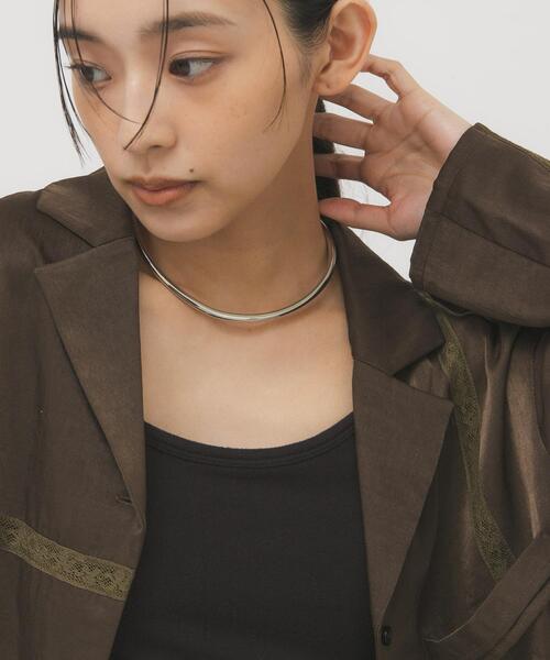 KBF（ケイビーエフ）の「ラウンドチョーカー（ネックレス・レディース・シルバー/ゴールド・ONE）」の5枚目の写真