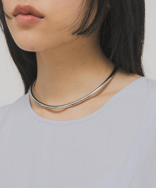 KBF（ケイビーエフ）の「ラウンドチョーカー（ネックレス・レディース・シルバー/ゴールド・ONE）」の7枚目の写真