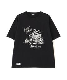 schott（ショット）の「Schott/ショット/IRON HORSE T-SHIRT/アイアン ホース Tシャツ（Tシャツ/カットソー）」