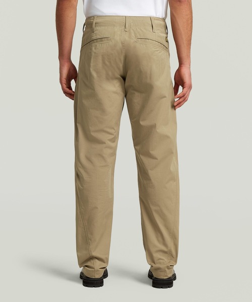 G-STAR(ジースター)の「Pleated Loose Tapered Chino/フロントプリーツルーズテーパードチノパンツ(チノパンツ・メンズ・ベージュ系その他・28/30/29/30/30/30/32/30/33/30/34/30/31/30/36/30)」の2枚目の写真