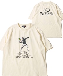 BRANDALISED | 【BRANDALISED/ブランダライズド】冷感スラブ天竺 プリントクルーネックTシャツ(Tシャツ/カットソー)
