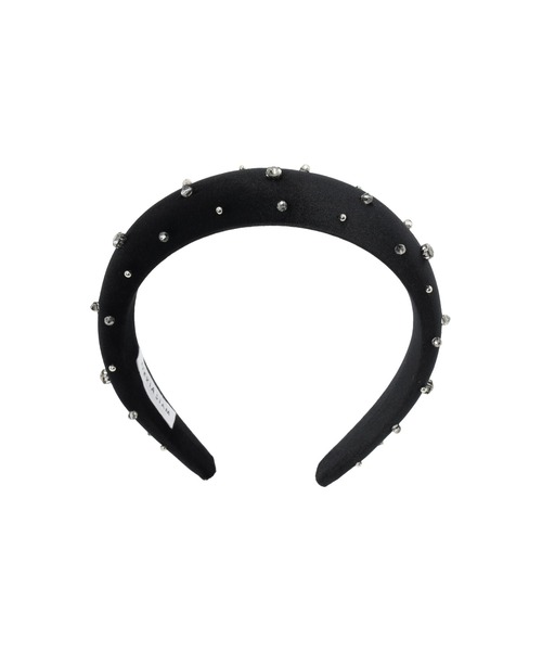 ALEXIA STAM（アリシアスタン）の「Bijou Velour Headband / ビジューベロアカチューシャ（カチューシャ・レディース・ブラウン/ブラック・FREE）」の3枚目の写真