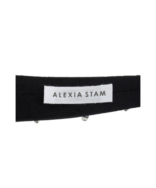 ALEXIA STAM（アリシアスタン）の「Bijou Velour Headband / ビジューベロアカチューシャ（カチューシャ・レディース・ブラウン/ブラック・FREE）」の5枚目の写真