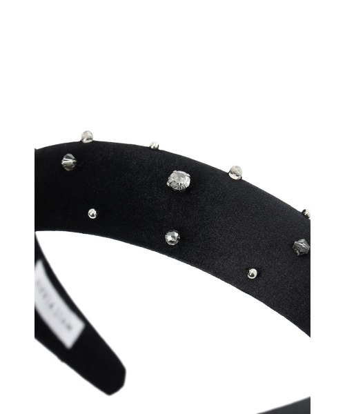 ALEXIA STAM（アリシアスタン）の「Bijou Velour Headband / ビジューベロアカチューシャ（カチューシャ・レディース・ブラウン/ブラック・FREE）」の6枚目の写真