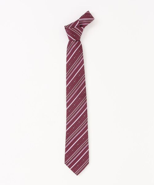 Disney（ディズニー）の「【ディズニー】シルク チェック柄 ネクタイ 8.0cm幅（ネクタイ・メンズ・ワインレッド・FREE）」の6枚目の写真