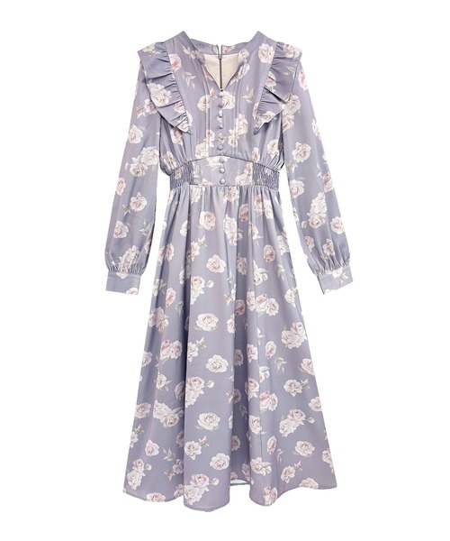 セール】original rose print one-piece（ワンピース）｜Rose Muse