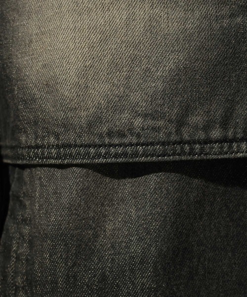 niko and...（ニコアンド）の「[niko and ...JEANS] FLY YOKE DENIM BLOUSON（ブルゾン・メンズ・チャコール/アクア・LARGE/MEDIUM）」の19枚目の写真