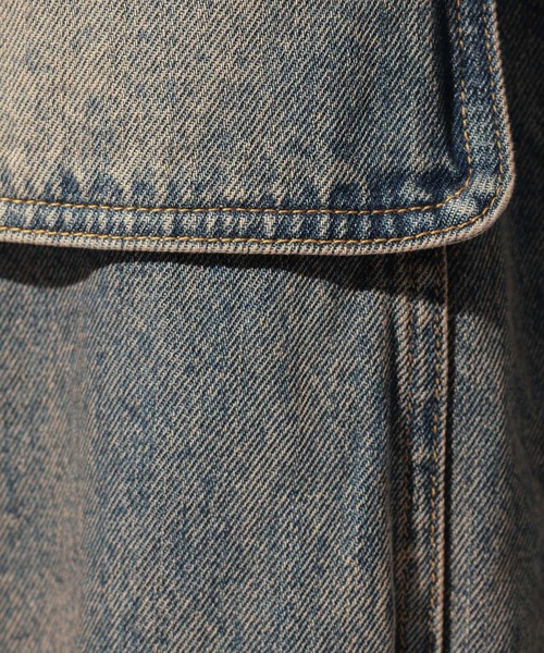 niko and...（ニコアンド）の「[niko and ...JEANS] FLY YOKE DENIM BLOUSON（ブルゾン・メンズ・チャコール/アクア・LARGE/MEDIUM）」の20枚目の写真