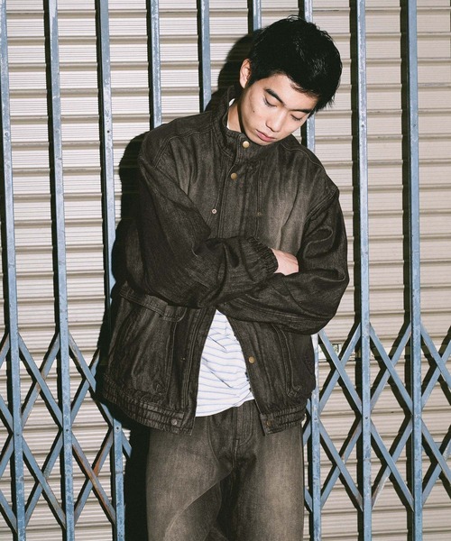 セール】[niko and JEANS] FLY YOKE DENIM BLOUSON（ブルゾン