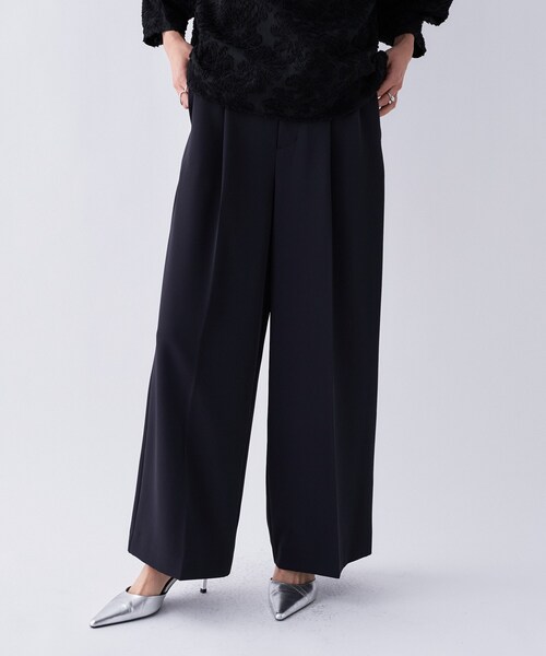 cloenc(クロエンス)の「【防花粉/セットアップ】イージータックワイドパンツ(その他パンツ・レディース・ネイビー/キャメル/グレー・01/02/03)」の18枚目の写真