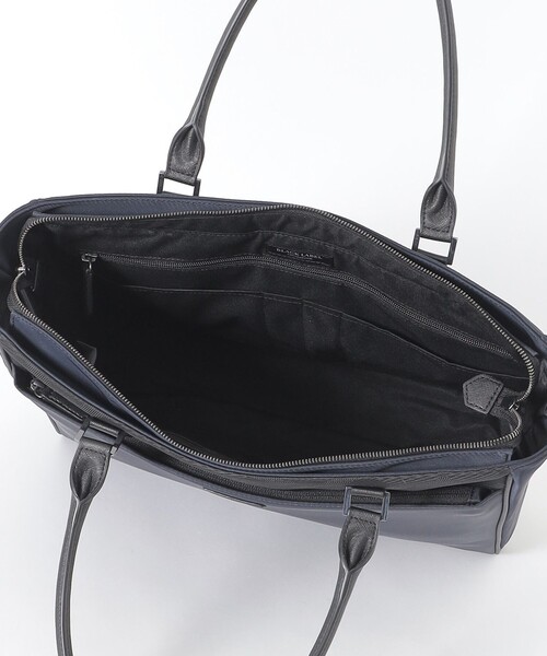 BLACK LABEL CRESTBRIDGE(ブラックレーベル・クレストブリッジ)の「ナイロンコンビカルゼシャドークレストブリッジチェックビジネストートバッグ(トートバッグ・メンズ・ネイビー/ブラック・FREE)」の12枚目の写真