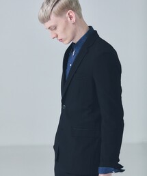 5351 POUR LES HOMMES | 【セットアップ対応】ワッシャー メッシュ ジャケット(テーラードジャケット)