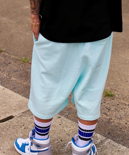 VIBGYOR（ヴィブジョー）の「BUDDIES Harf Sweat Pants(BDS)（スウェットパンツ・メンズ・ミント/ネイビー/グレー/ブラック・MEDIUM/LARGE/X-LARGE）」の9枚目の写真