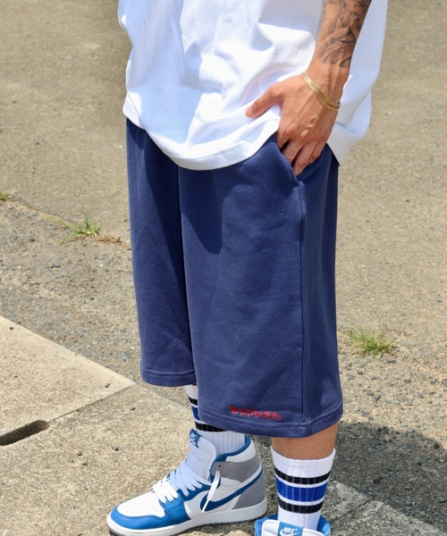 VIBGYOR（ヴィブジョー）の「BUDDIES Harf Sweat Pants(BDS)（スウェットパンツ・メンズ・ミント/ネイビー/グレー/ブラック・MEDIUM/LARGE/X-LARGE）」の11枚目の写真