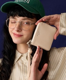 BONLECILL Marche（ボンルシールマルシェ）の「【BONLECILL Marche】コードストラップ付きスクエアウォレット/財布（財布）」