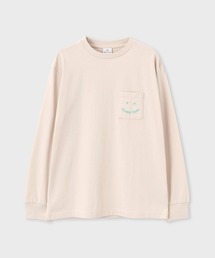 ウィメンズ "Happy" ロングスリーブTシャツ / 165406 234VED